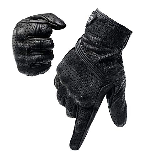 Mountain Bike Gloves : LDD OUTDOOR Motorcycle Gloves, Full Finger Motocross Sports Gloves with Comfortable And Breathable Four Seasons Touch Screen for Cycling Wrestling Mountaineering Sports Fitness, XL