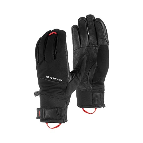 Mountain Bike Gloves : Mammut Astro Guide Climbing Gloves, Unisex Adult, unisex_adult, Black, 23-24 cm
