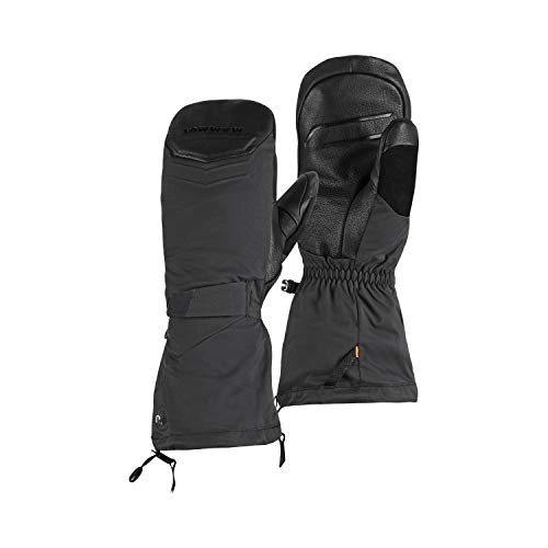 Mountain Bike Gloves : Mammut Unisex_Adult Scalottas 2in1 Gloves, Black, 5