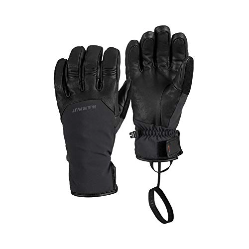 Mountain Bike Gloves : Mammut Unisex_Adult Stoney Gloves, Black, 12 (EU)
