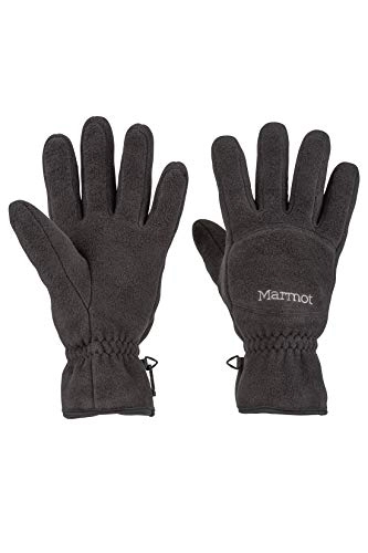 Mountain Bike Gloves : Marmot 14310-001-4 Fleece Glove - Black, Medium