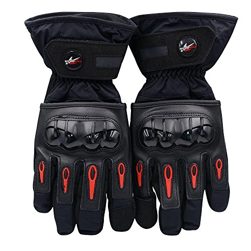 Mountain Bike Gloves : Motorbike Gloves, Full Finger Outdoor Riding Gloves with Touch Screen Waterproof for Cycling Wrestling Mountaineering Sports Fitness Men And Women Universal, XL