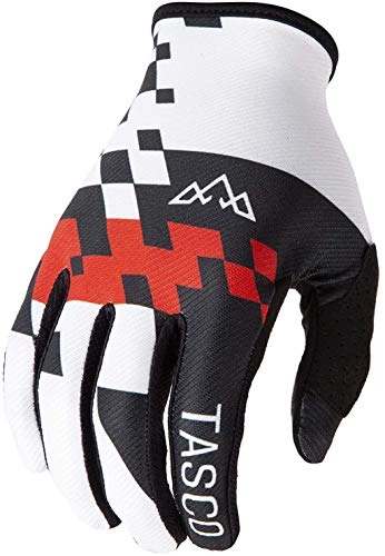 Mountain Bike Gloves : Mountain Bike Gloves Tasco Double Digits - Redline Design (Medium)