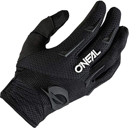 Mountain Bike Gloves : O'NEAL | Cycling-Glove | Motocross MX MTB DH FR Downhill Freeride | Durable, flexible materials, ventilated palm | Element Glove | Men | Black White | Size XXL