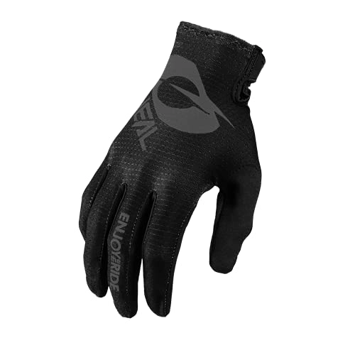 Mountain Bike Gloves : O'NEAL | Cycling-Glove | Motocross MX MTB DH FR Downhill Freeride | Durable, flexible materials, ventilated palm | Matrix Glove | Adult | Black Grey | Size L