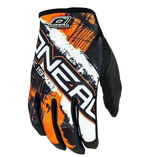 Mountain Bike Gloves : O Neal Women's Jump Shocker Cycling Gloves, mens womens, 0385JS-891, nero / arancio, XL