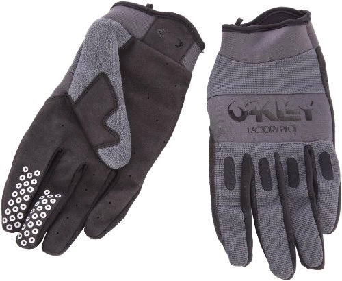 Mountain Bike Gloves : Oakley Men's Factory Bike Glove (Shadow, X-Small)