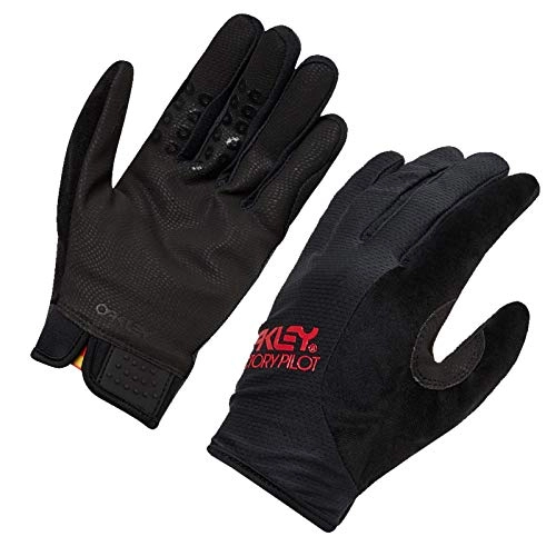Mountain Bike Gloves : Oakley Men's Warm Weather MTB Cycling Gloves - Blackout / Medium