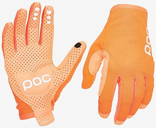 Mountain Bike Gloves : POC Sports Men's AVIP Long Gloves, Zink Orange, Medium