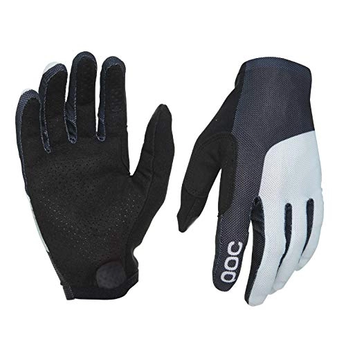 Mountain Bike Gloves : POC Sports Unisex's Essential Print Glove Cycling, Uranium Black / Oxolane Grey, S