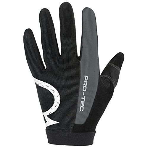 Mountain Bike Gloves : Pro Tec Hi - 5 Gloves for Mountain Biking / Roller Blading-Size M-Grey