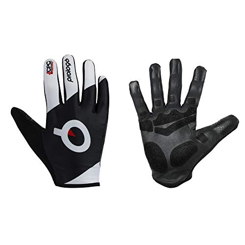 Mountain Bike Gloves : Prologo Gloves CPC Long Fingers Size-L Black / White Logo