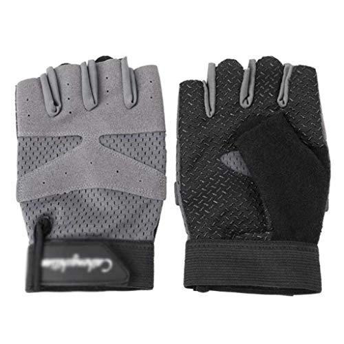 Mountain Bike Gloves : RENSLAT HWQX-st11 New Cycling Gloves Anti-slip Anti-sweat Men Women Half Finger Gloves Breathable Anti-shock Sports Gloves MTB Bike Bicycle Glove (Color : C, Size : Large)