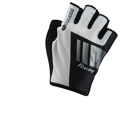 Mountain Bike Gloves : Roeckl cycling gloves summer MTB Short Finger White Black 1254, handschuhgröße:7 1 / 2