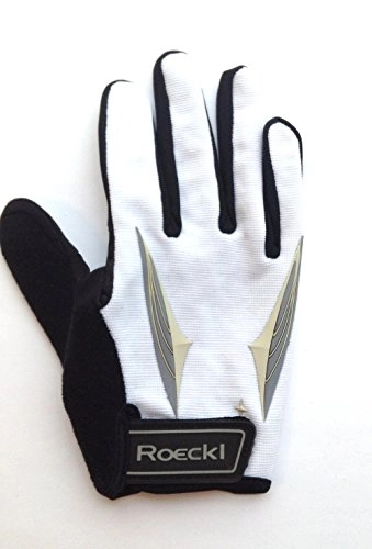 Mountain Bike Gloves : Roeckl MTB bicycle gloves summer long finger White 30-10, handschuhgröße:7 1 / 2