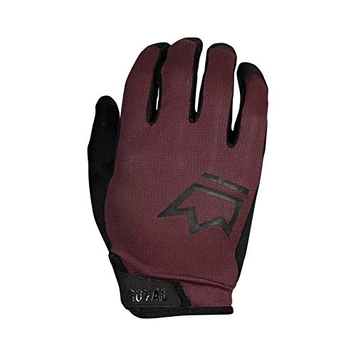 Mountain Bike Gloves : Royal Racing Quantum Unisex Adult Gloves Plum Red / Black FR Manufacturer's Size