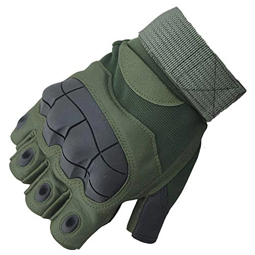 Mountain Bike Gloves : Ruanyi Cycling Gloves Mountain Bike Pad Shock-Absorbing Anti- Slip Breathable MTB DH Road Bicycle Gloves for Women Men (Color : Green, Size : XL)