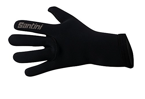 Mountain Bike Gloves : Santini Sp593Neo Blast Neoprene Winter Gloves - Black, Small