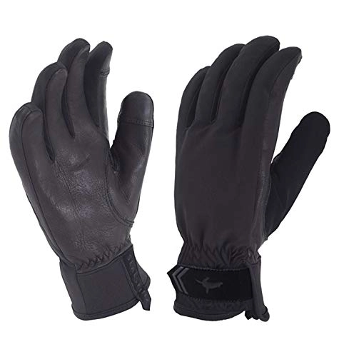 Mountain Bike Gloves : SEALSKINZ 100% Waterproof Unisex Glove - Windproof & Breathable - suitable for walking, hiking, camping in All Weather conditions, Large
