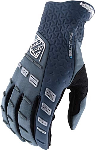 Mountain Bike Gloves : Troy Lee Designs Swelter Men's Off-Road BMX Cycling Gloves - Charcoal / Small