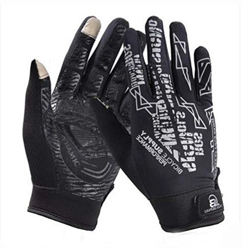 Mountain Bike Gloves : Unisex Elagant Soft Touch-screen Anti-skid Gloves Sporting Gloves Black, M