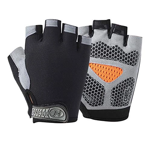 Mountain Bike Gloves : Valuetom Cycling Gloves Mountain Road Bike Gloves Half Finger Bicycle Gloves Dringing Gloves Anti-slip with Breathable Shock-absorbing Pad for Men & Women(Black XL)