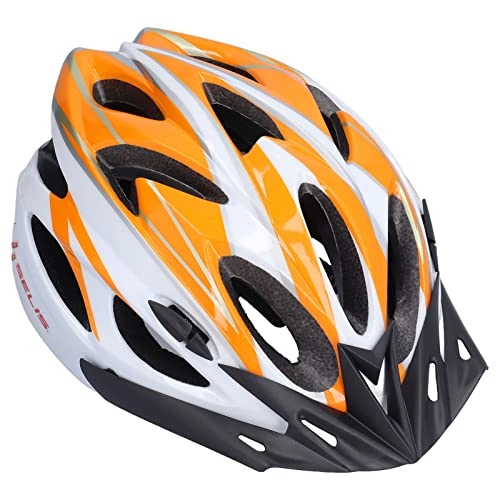 Mountain Bike Helmet : 01 02 015 Road Bike Helmet, Bike Helmet Reduce Resistance Ventilative PC and EPS Foam Adjustable Absorb Impact for Mountain Bike