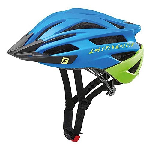 Mountain Bike Helmet : 718184VAR - Bicycle cycling helmet AGRAVIC MTB COLOR AZU / LIM SIZE 54-58