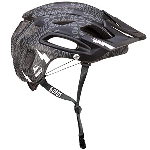 Mountain Bike Helmet : 7IDP M2 MTB Enduro All Mountain Cycle Helmet 2019 50:01 Black - MD / LG: 56-59cm
