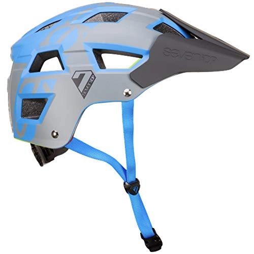 Mountain Bike Helmet : 7IDP M5 All Round MTB Mountain Bike Cycle Helmet 2019 Blue Grey - LG / XL 58-62cm