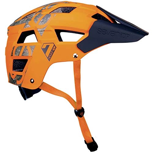 Mountain Bike Helmet : 7IDP M5 All Round MTB Mountain Bike Cycle Helmet 2019 Orange Camo - LG / XL 58-62cm