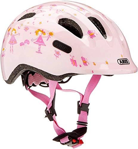 Mountain Bike Helmet : ABUS Girl Smiley 2.0Bicycle Helmet, Girls, Smiley 2.0, rose princess