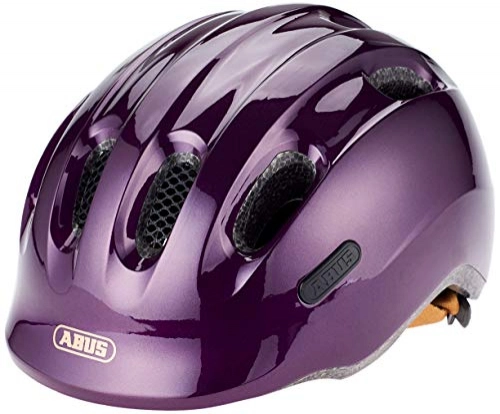 Mountain Bike Helmet : ABUS Smiley 2.0 Bike Helmet Children purple Head circumference 50-55cm 2018 Mountain Bike Cycle Helmet