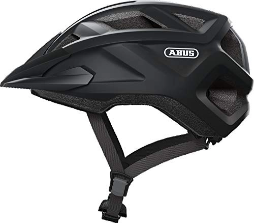 Mountain Bike Helmet : ABUS Unisex Youth Mountain Bicycle Helmet M Velvet Black
