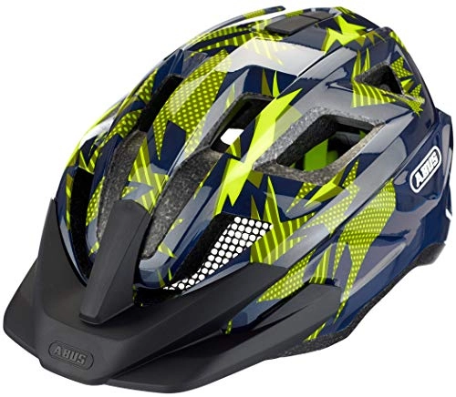 Mountain Bike Helmet : ABUS Unisex Youth Mountain Bicycle Helmet Medium Blue