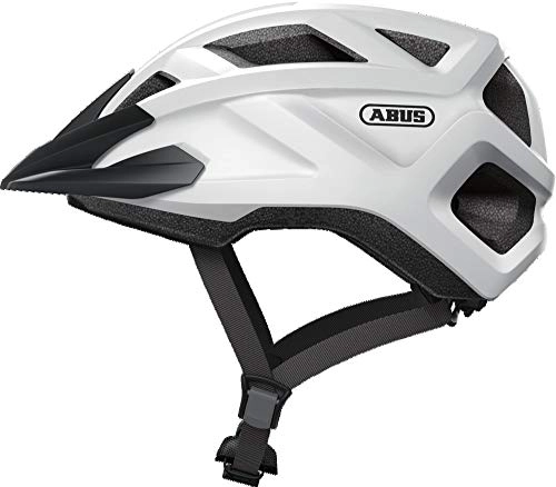 Mountain Bike Helmet : Abus Unisex Youth Mountain Bike Helmet Polar White M
