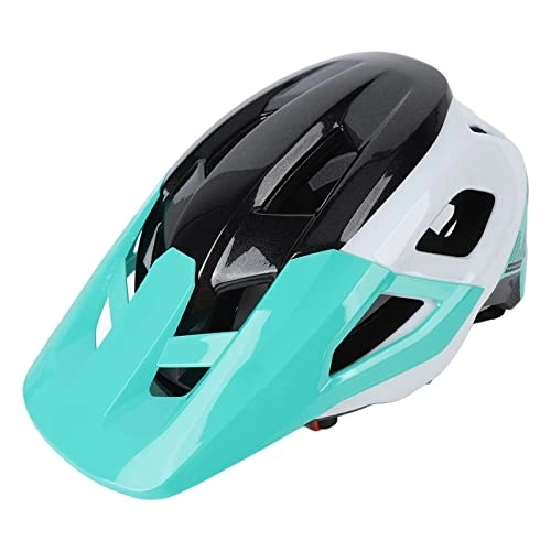 Mountain Bike Helmet : Adult Bike Helmets, Mountain Bike Helmet One Piece Molding 13 Ventilation Ports PC EPS Portable for Outdoor(Green)