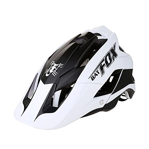 Mountain Bike Helmet : AFSDF Cycle Helmet MTB Bike Bicycle Hoverboard Helmet for Riding Safety Lightweight Adjustable Breathable Helmet for Men Women Kids Childs, White