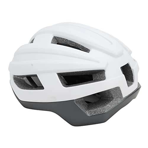 Mountain Bike Helmet : Alomejor Road Bicycle Helmet, Impact Resistant Mountain Bike Helmet, Removable Lining, Ventilation for Cycling (Matte Grey)