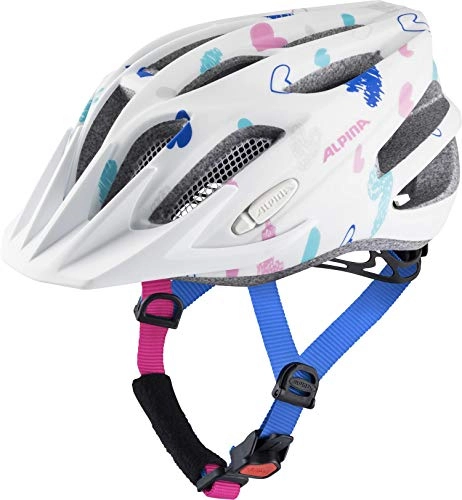 Mountain Bike Helmet : ALPINA FB JR. 2.0 LE white-hearts matt 50-55