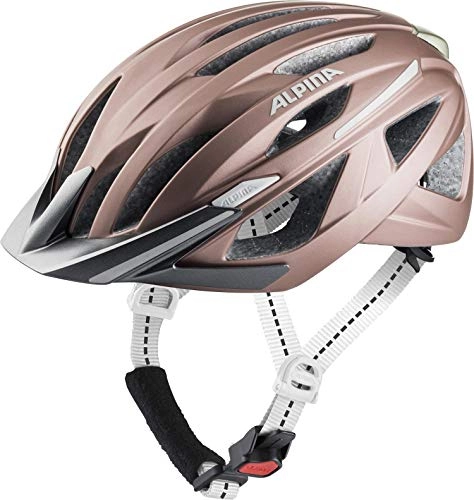 Mountain Bike Helmet : Alpina Women's HAGA Cycling helmet, rose matt, 51-56