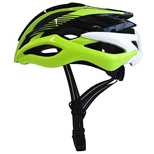 Mountain Bike Helmet : AMAZOM Adult Bike Helmet with Rechargeable USB Light, Road & Mountain Bicycle Helmet Adjustable Size for Men / Women, 54-61Cm