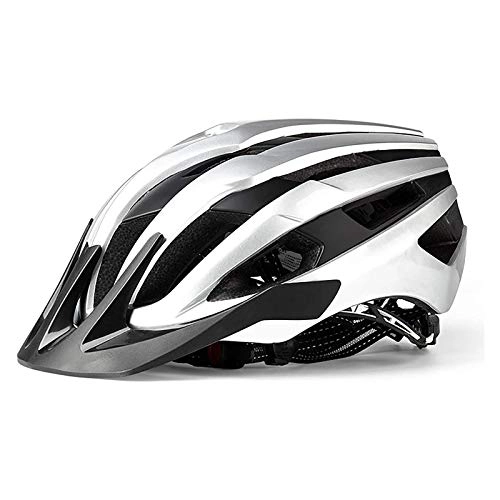 Mountain Bike Helmet : BANGSUN 1PC Mountain Bicycle Helmet Cycle Helmet Suitable For Teenagers Usb Charging Tail Light Detachable Brim