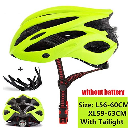 Mountain Bike Helmet : BBBB Sun visor breathable helmet 4 colors 2 sizes men and women helmet mountain bike helmet ultra light all-in-one helmet-A_XL