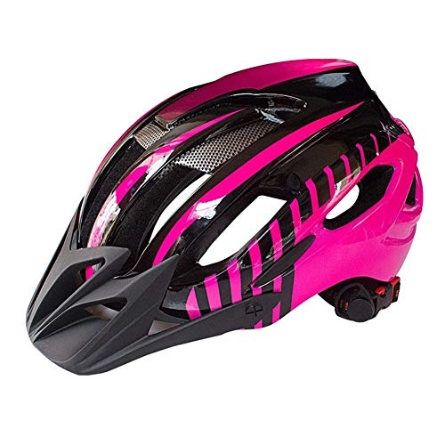 Mountain Bike Helmet : BDLEZI Bicycle, mountain bike, safety helmet, one-piece helmet, universal riding equipment (Color : Powder)