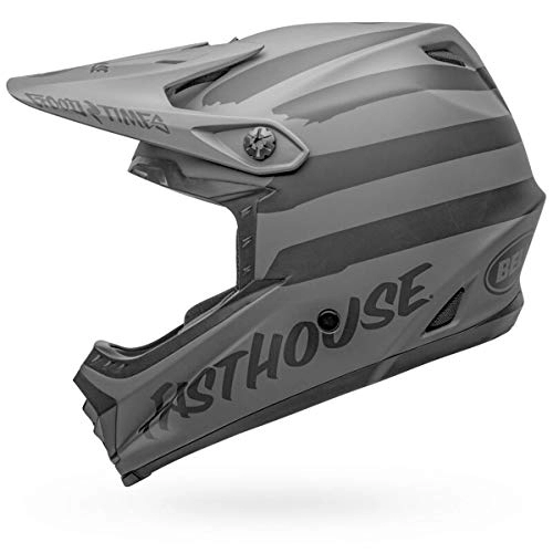 Mountain Bike Helmet : BELL Full-9 Adult Mountain Bike Helmet - Fasthouse Matte Grey / Black (2020), Large (57-59 cm)