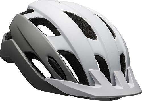 Mountain Bike Helmet : BELL Men's Trace Touring Bicycle Helmet, Matte White / Silver, standard size