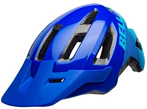 Mountain Bike Helmet : BELL Nomad Mountain Bike Helmet - Navy / Sky, Unisize / Adult Unisex MTB Trail Off Road Enduro Dirt Jump Riding Ride Bicycle Cycling Cycle Head Wear Skull Protection Safety Safe Guard