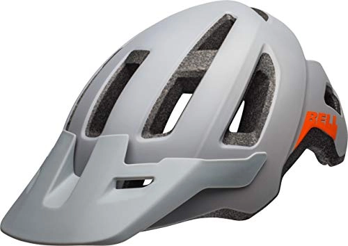 Mountain Bike Helmet : Bell Nomad Unisex Youth Cycling Helmet MTB Matte Grey / Orange, One Size