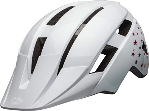 Mountain Bike Helmet : BELL Sidetrack II MIPS Helmet Kids white stars 2020 Bike Helmet